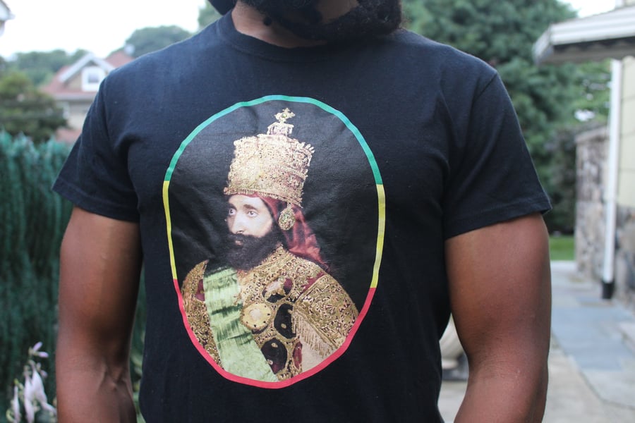 Image of Rastafari Haile Selassie I,  T Shirt