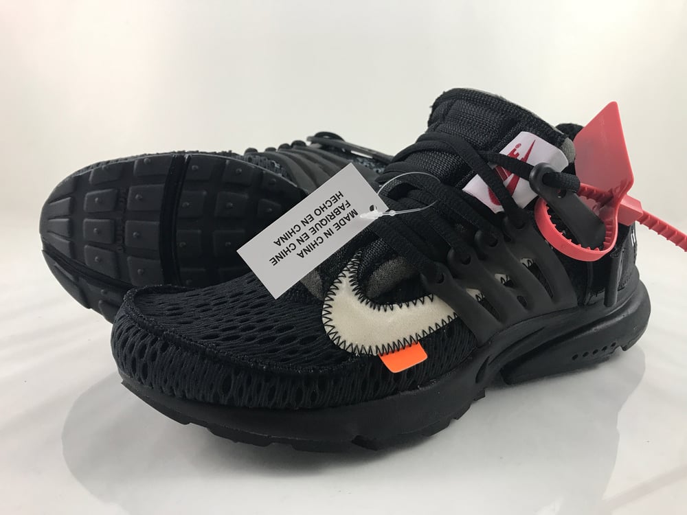 Image of OFF-WHITE x Nike Air Presto "Black" AA3830-002