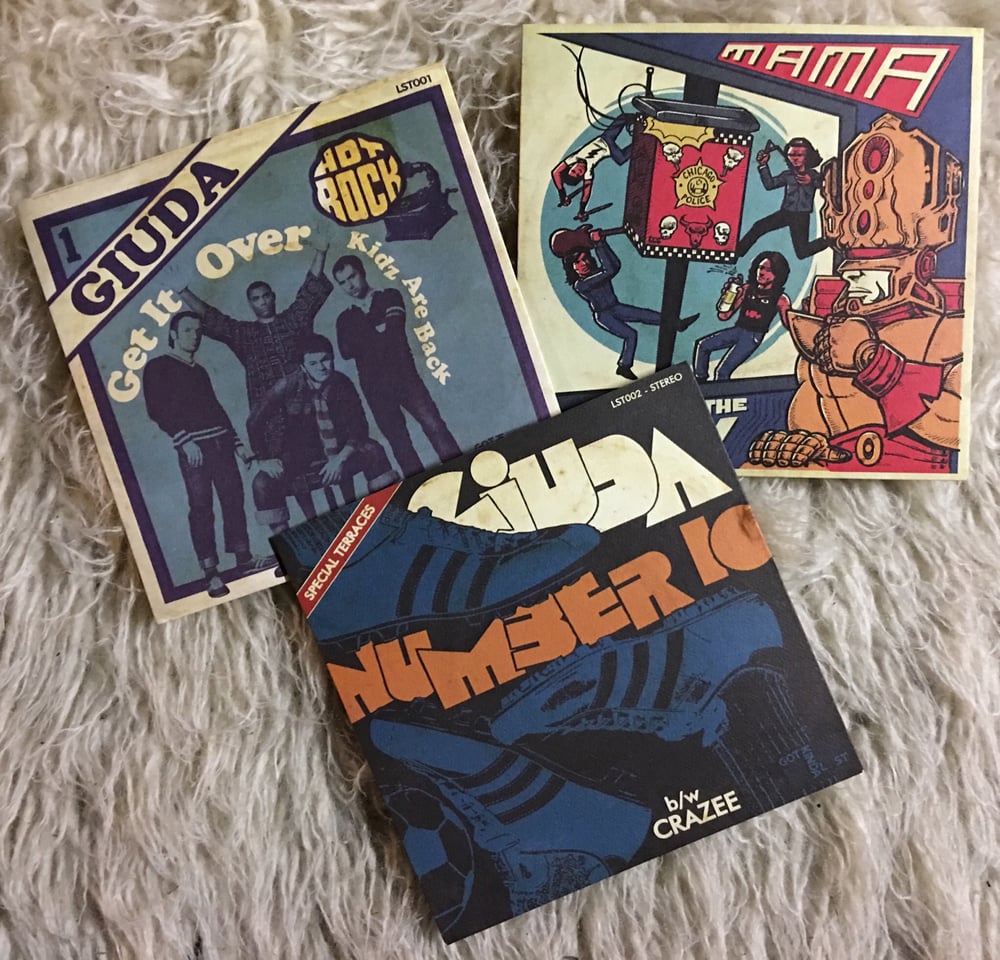 Image of (2) GIUDA 45/MAMA EP/Embroidered Patches COMBO (Got Kinda Lost, 2018 - LST-001 - 003)