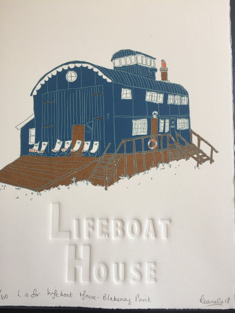 Image of L is for Life Boat House - Blakeney Point
