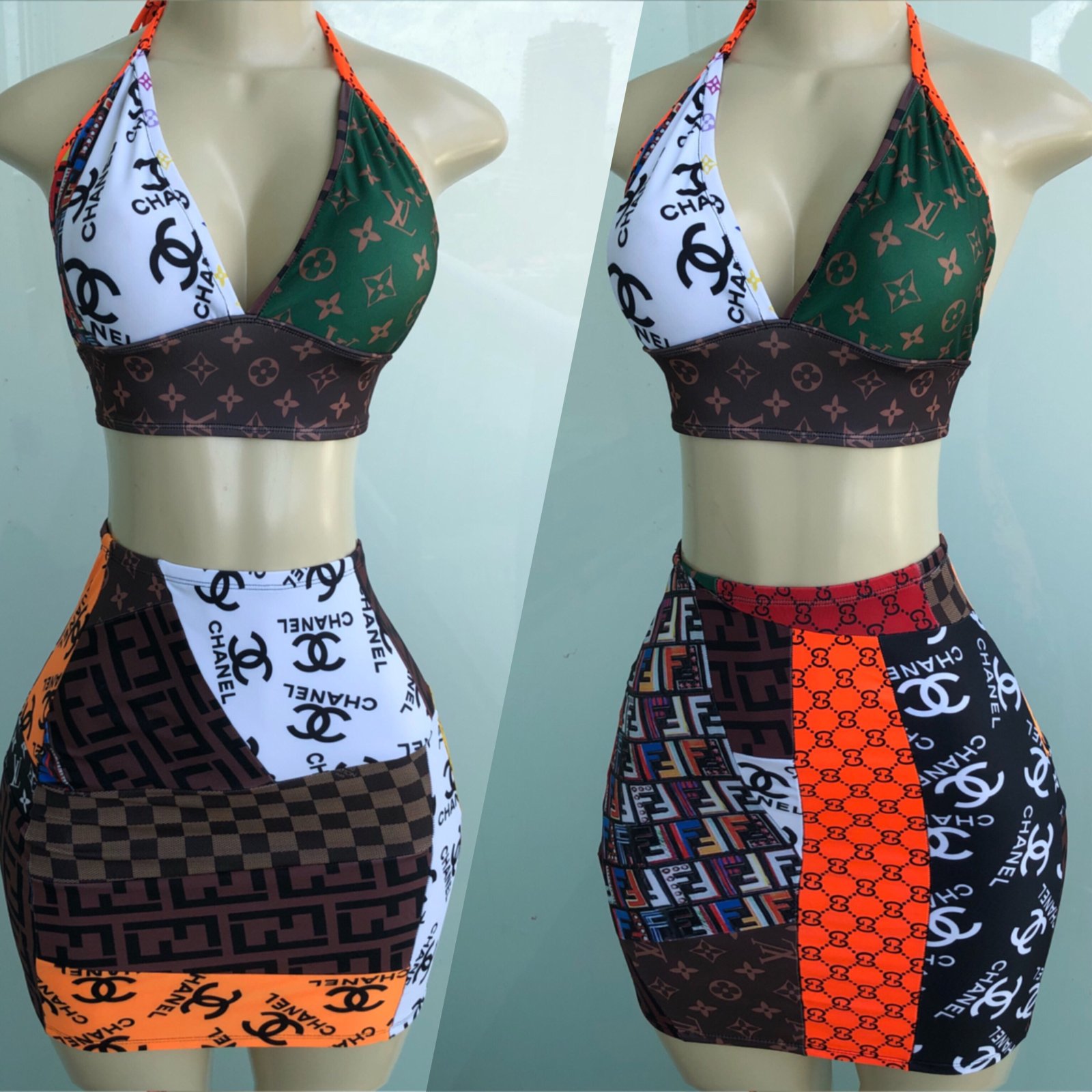 swim skirt set