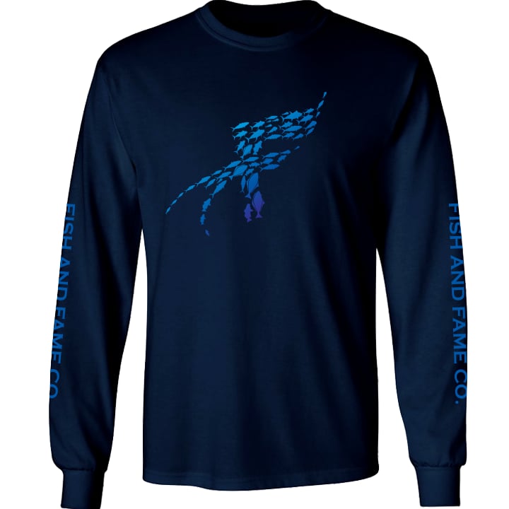 Image of F-X Long Sleeve (navy)