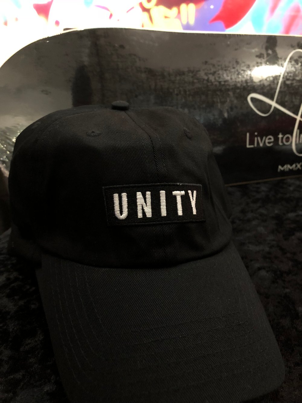 Image of UNITY BLACK ADJUSTABLE HAT