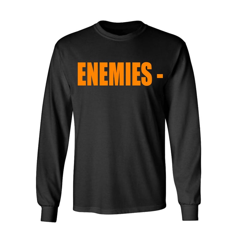 Image of BLACK ENEMIES LONG SLEEVE