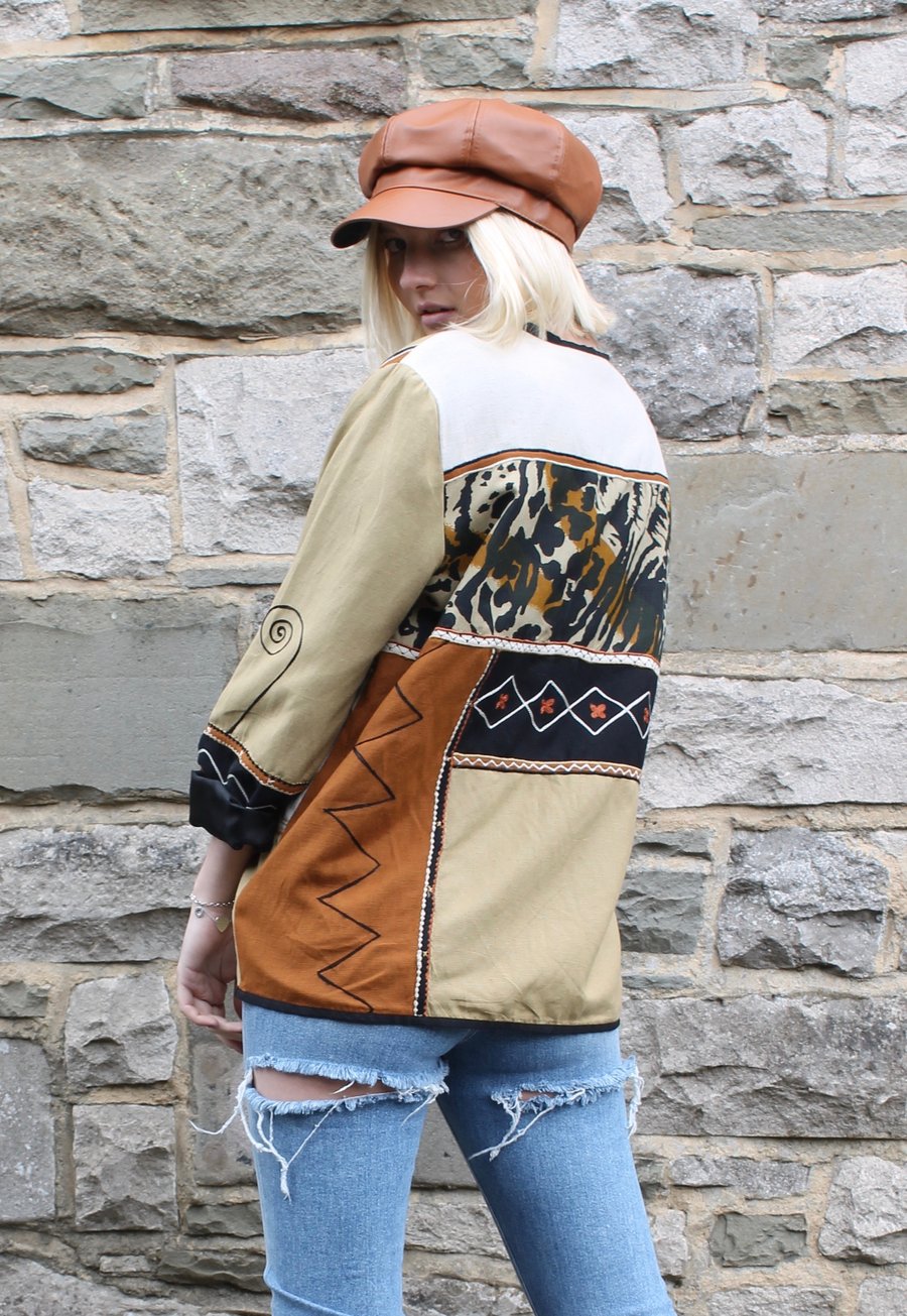 Image of Rare Patchwork Vintage Jacket