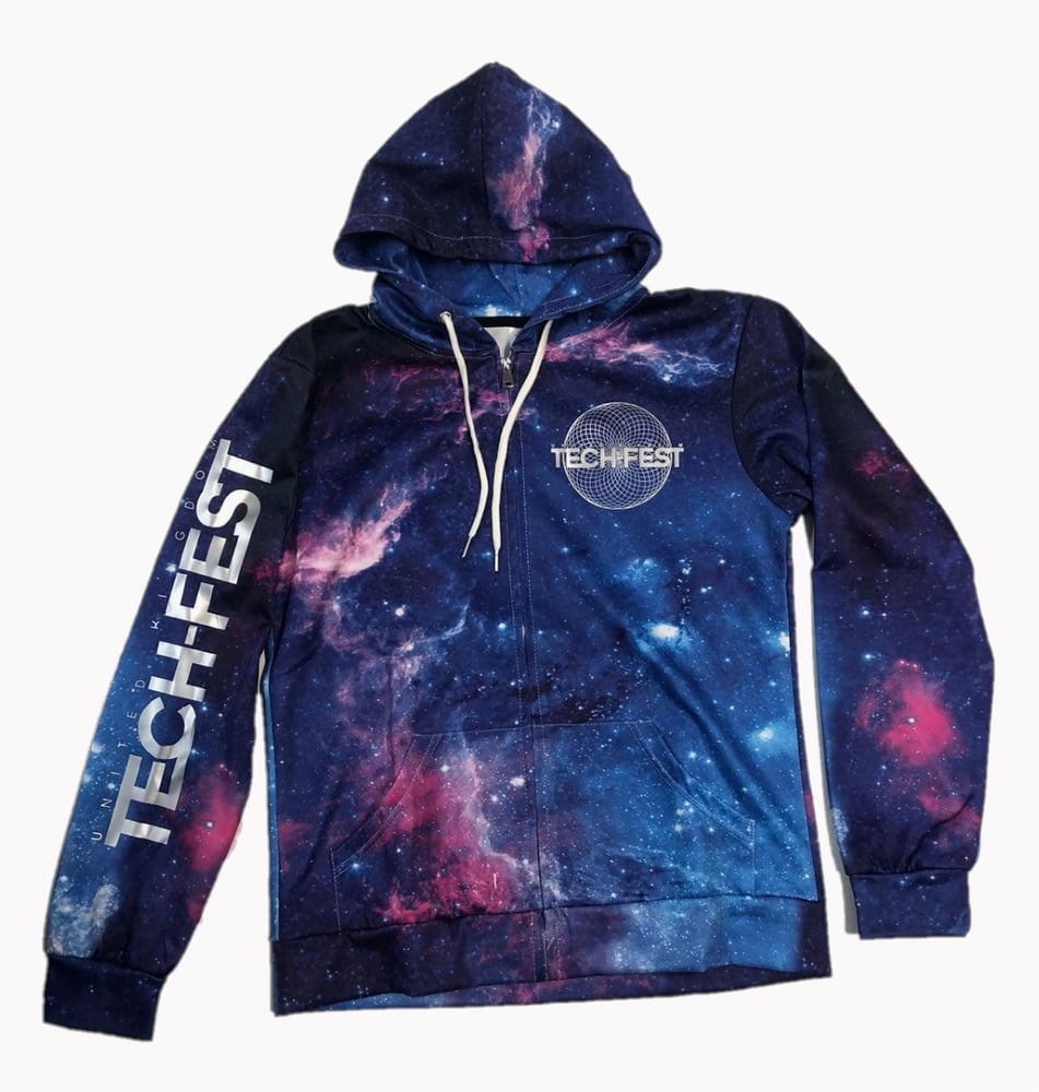 Image of 3D Galaxy Zip-Up - buy from merch.uktechfest.com