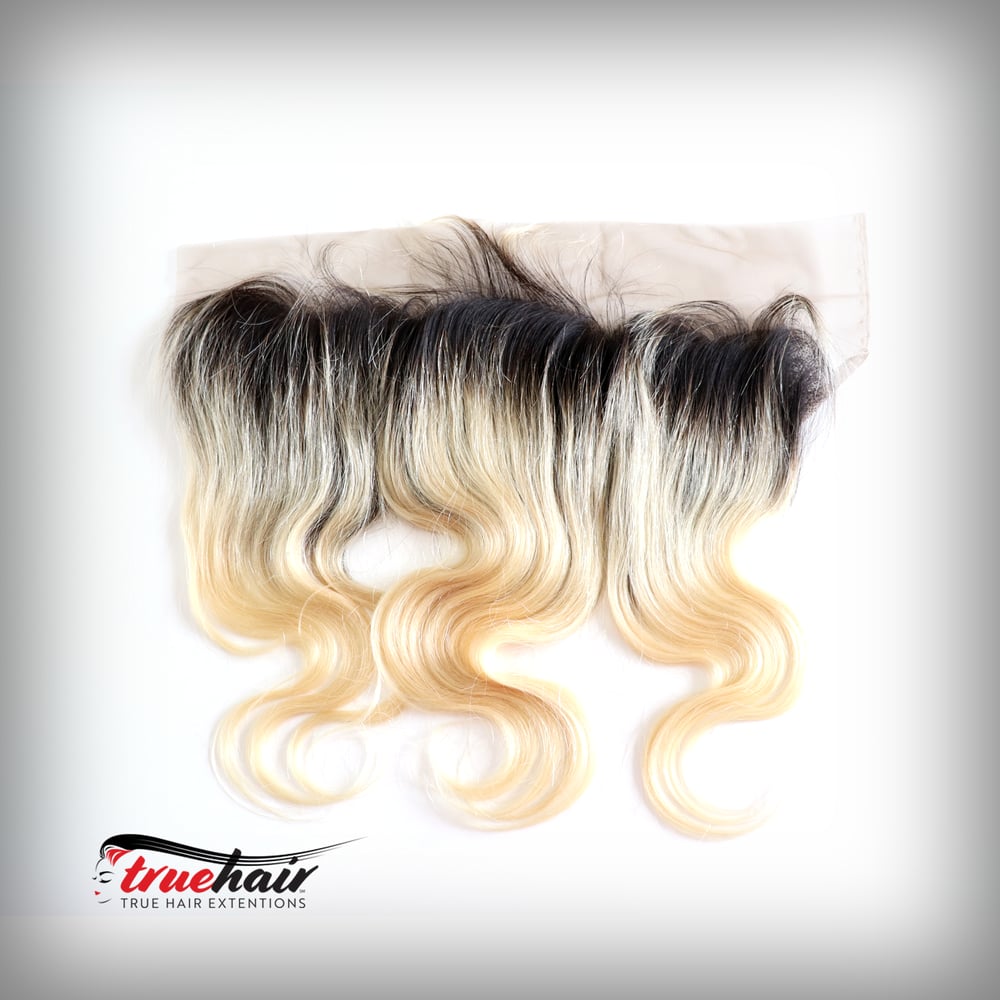 Image of Mink Blonde Ombré Body Wave Frontal