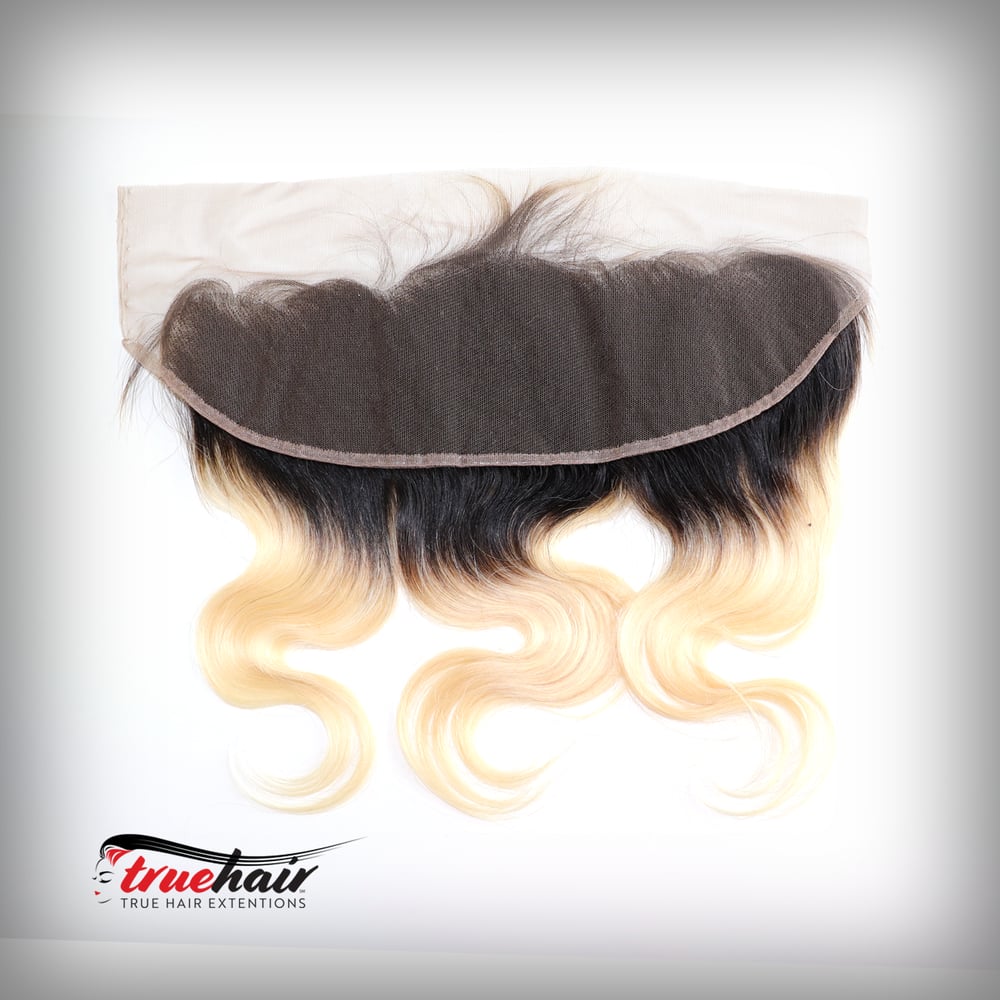 Image of Mink Blonde Ombré Body Wave Frontal