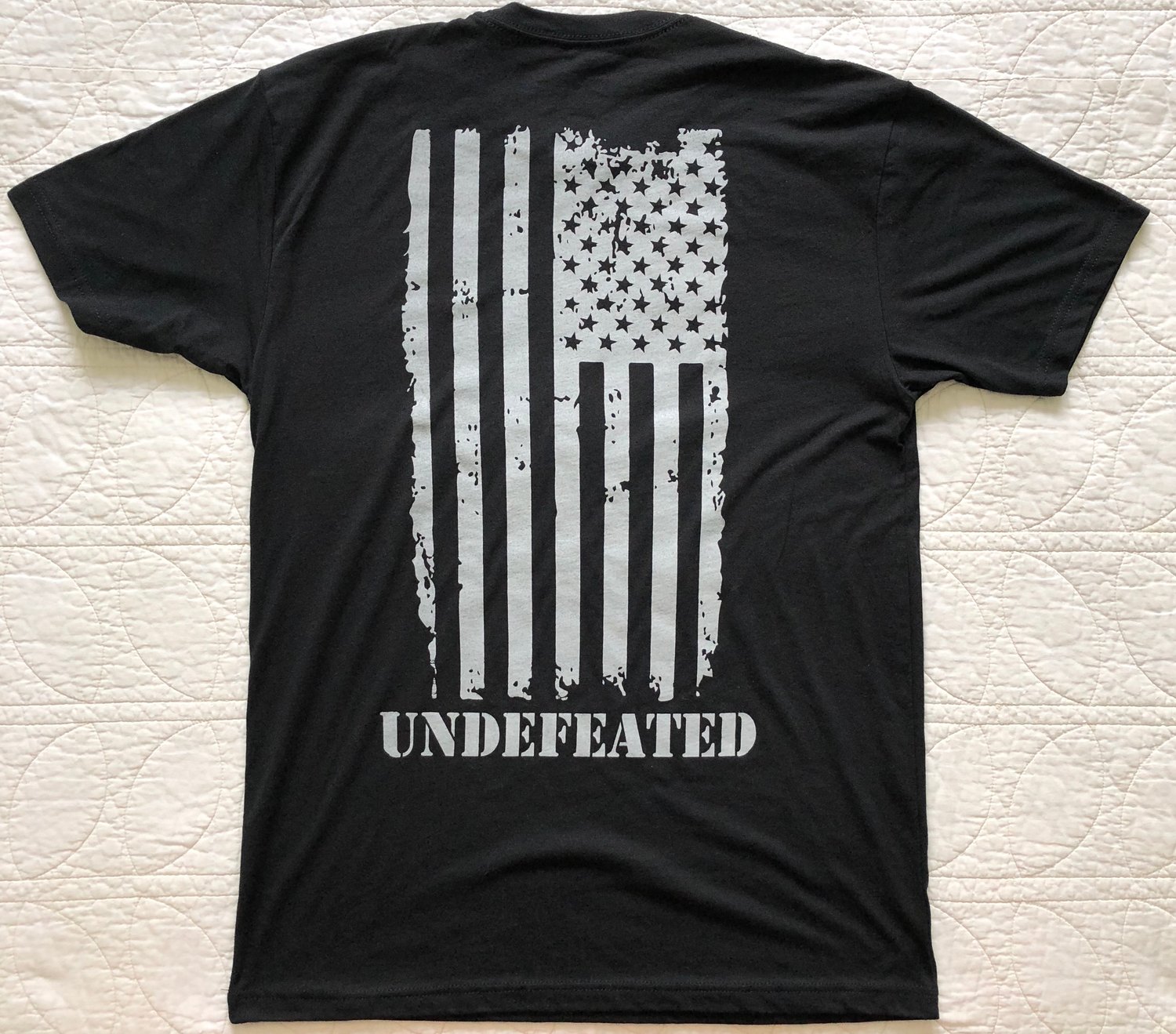 Image of "UNDEFEATED" CREW NECK - BLACK