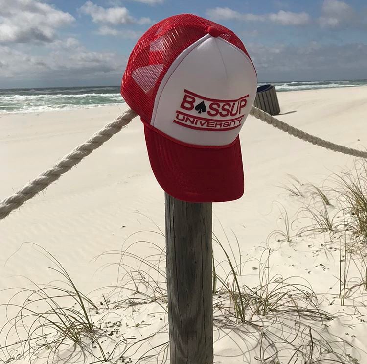Image of BossUp University 90's Trucker Mesh Cap