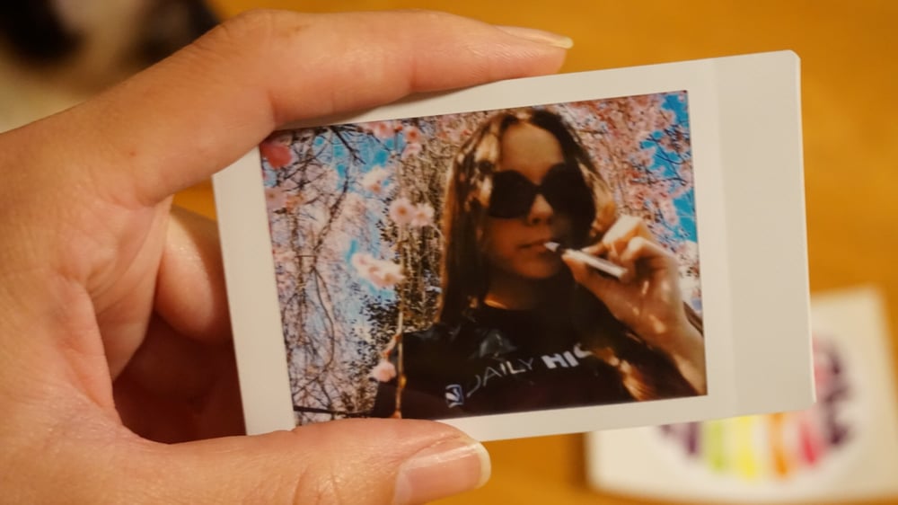 Image of Polaroid Photo Set - Cherry Blossom Tree