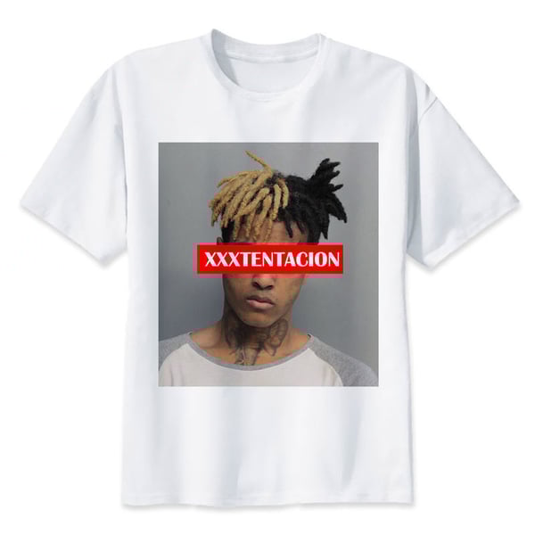 Image of XXXTENTACION SHIRT BLOCK LETTERS
