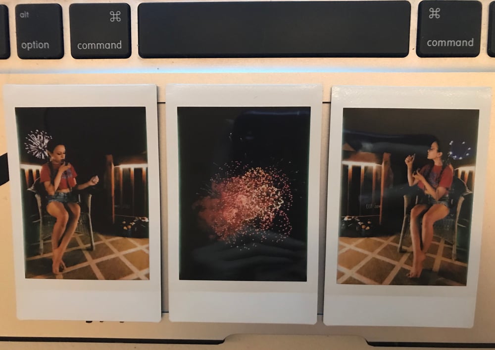 Image of Polaroid Photo Set - Fireworks