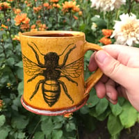 Image 3 of Honey bloom ceramic mug PRE ORDER