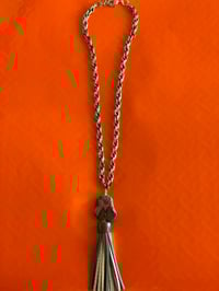 Image 3 of Picture jasper stone and tassel necklace