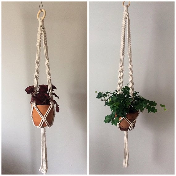 Image of Macrame Plant Hanger Set