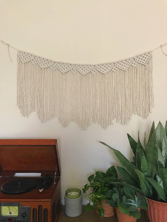 Image of Large Macrame Banner