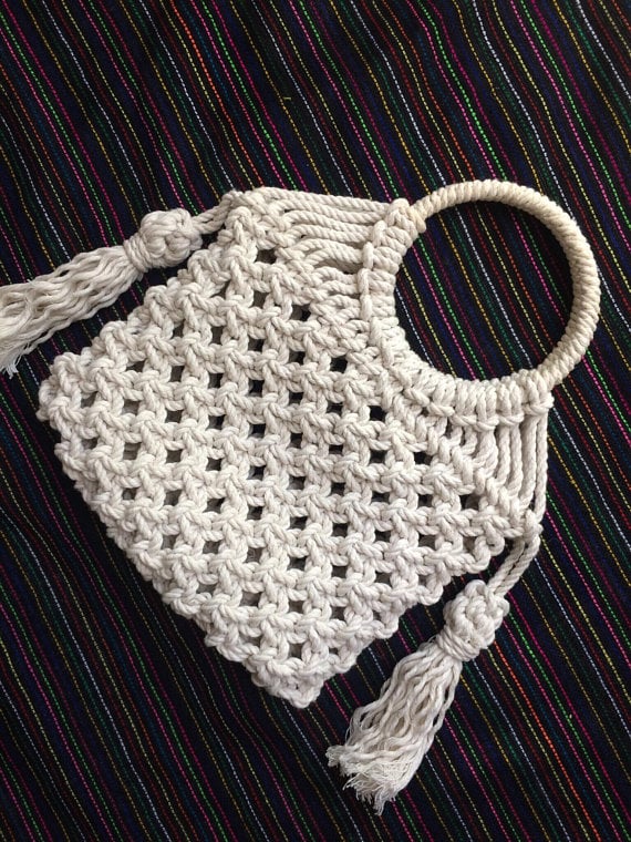 Image of Mini Macrame Bag