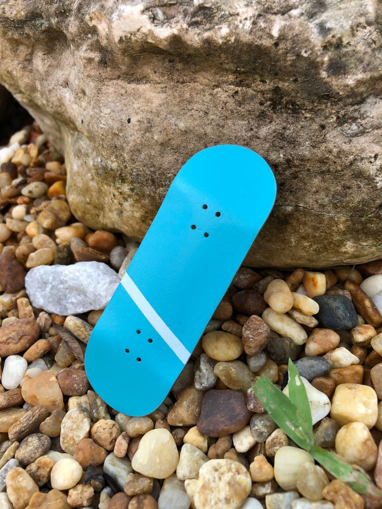 Image of LB Teal w/ White Stripe 