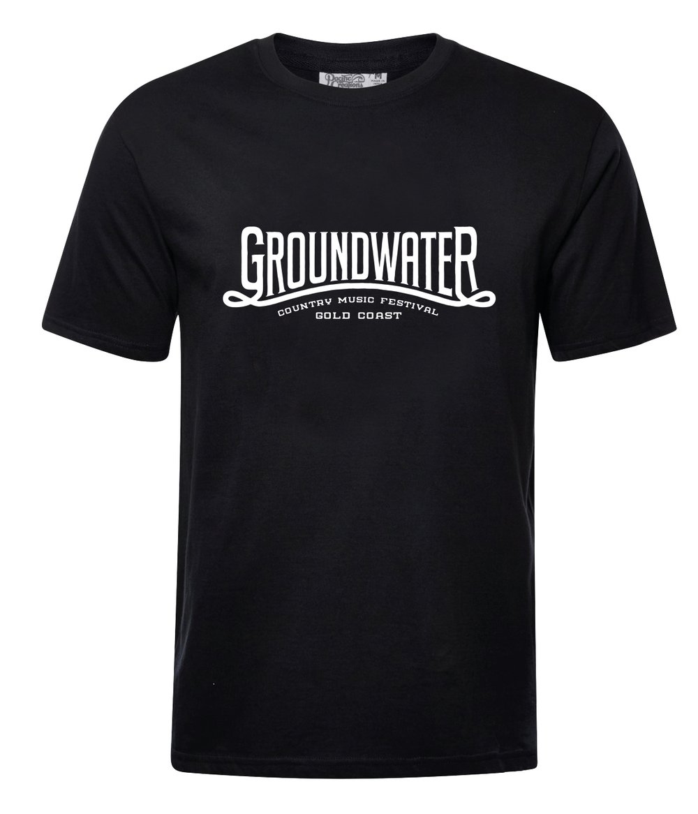 Image of Groundwater Black Mens Classic T-Shirt
