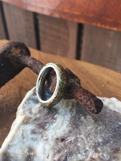 Image of Brass shavings / Orgonite ring