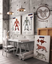 Image 4 of HE-MAN- ANATOMY  limited edition of 100 Giclèe print on fine art canvas