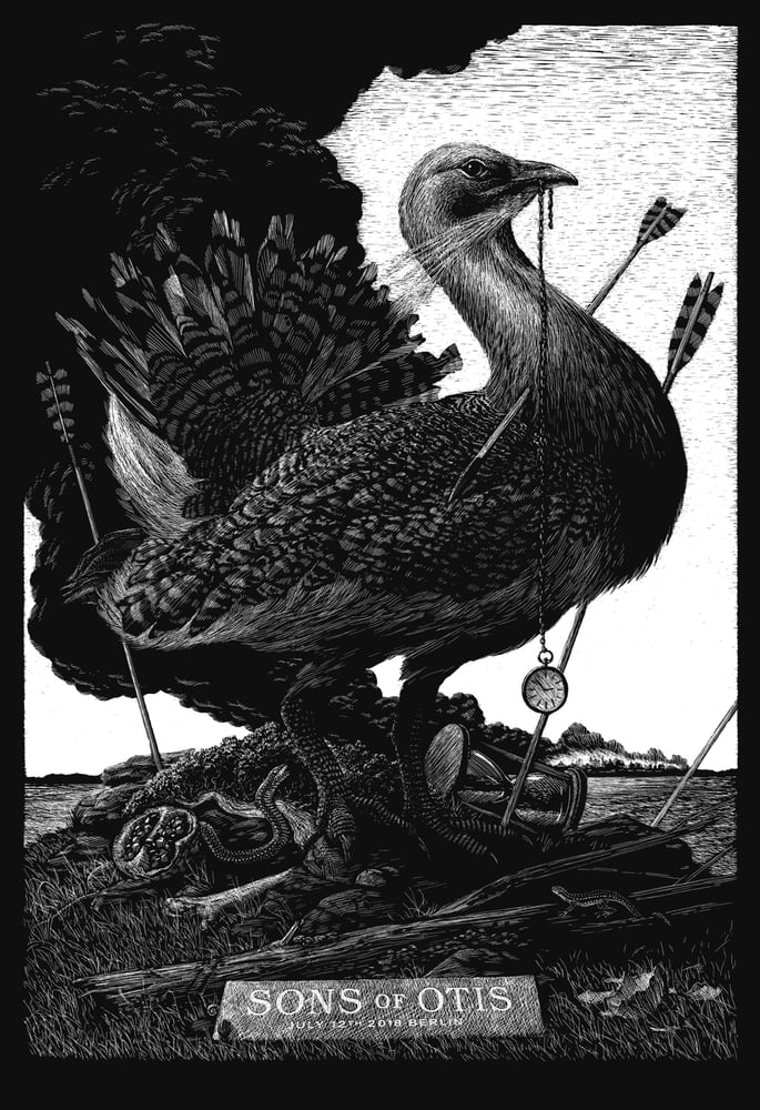 Image of »SONS OF OTIS« Gigposter