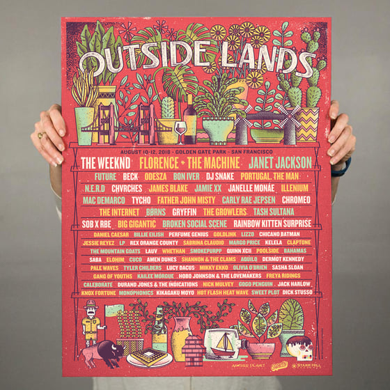 Image of Outside Lands Festival Poster