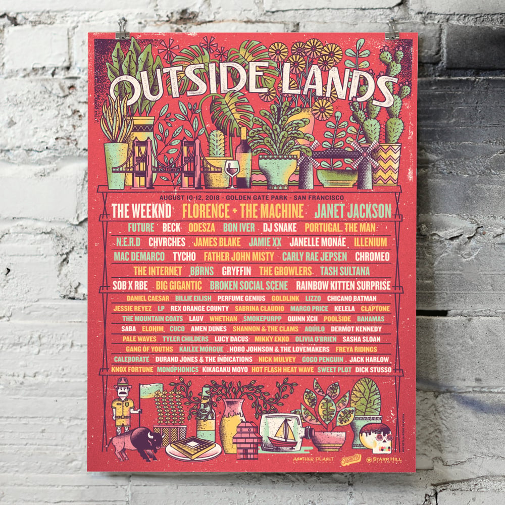 Image of Outside Lands Festival Poster