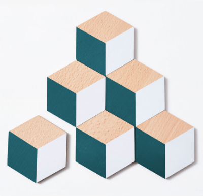 Image of Geometric Block Coasters