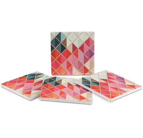 Image of Multicolor Abstract Coasters