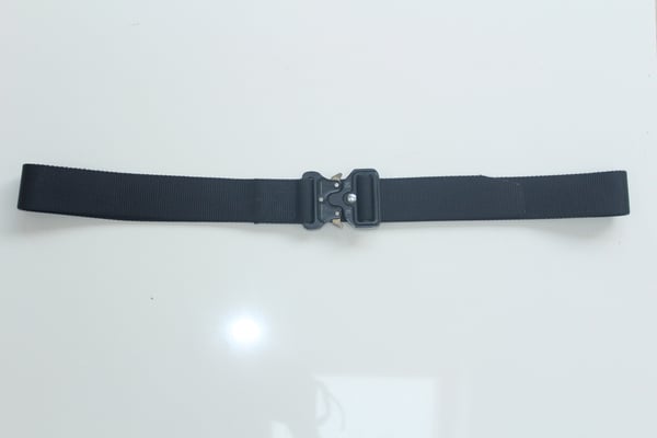 Image of Black Military RollerCoaster Belt.