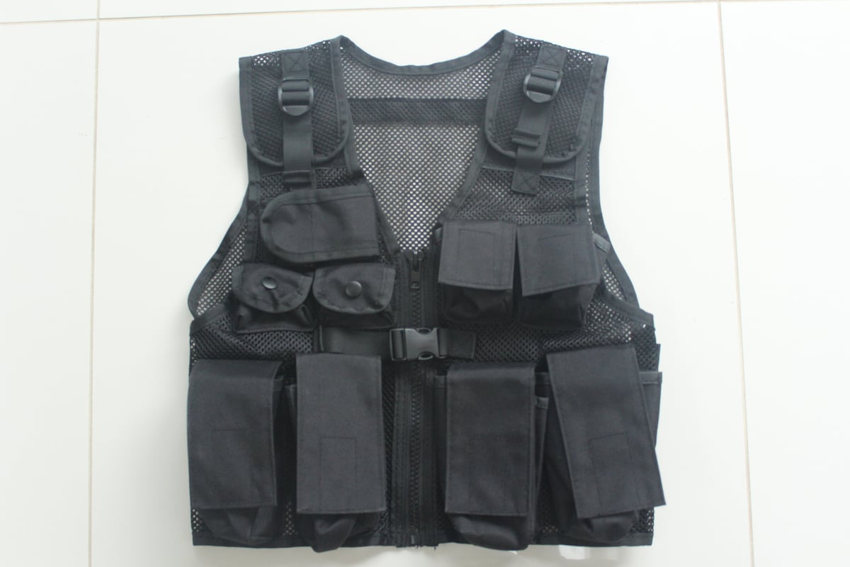 Black Military Vest. | Havoc Streetwear Black Military Vest. | Havoc Streetwear