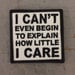 Image of I Can't even begin to explain how little I Care Patch