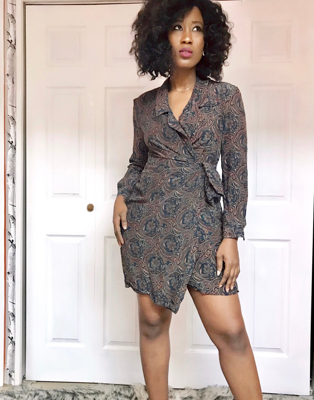 Image of Paisley Wrap Dress 