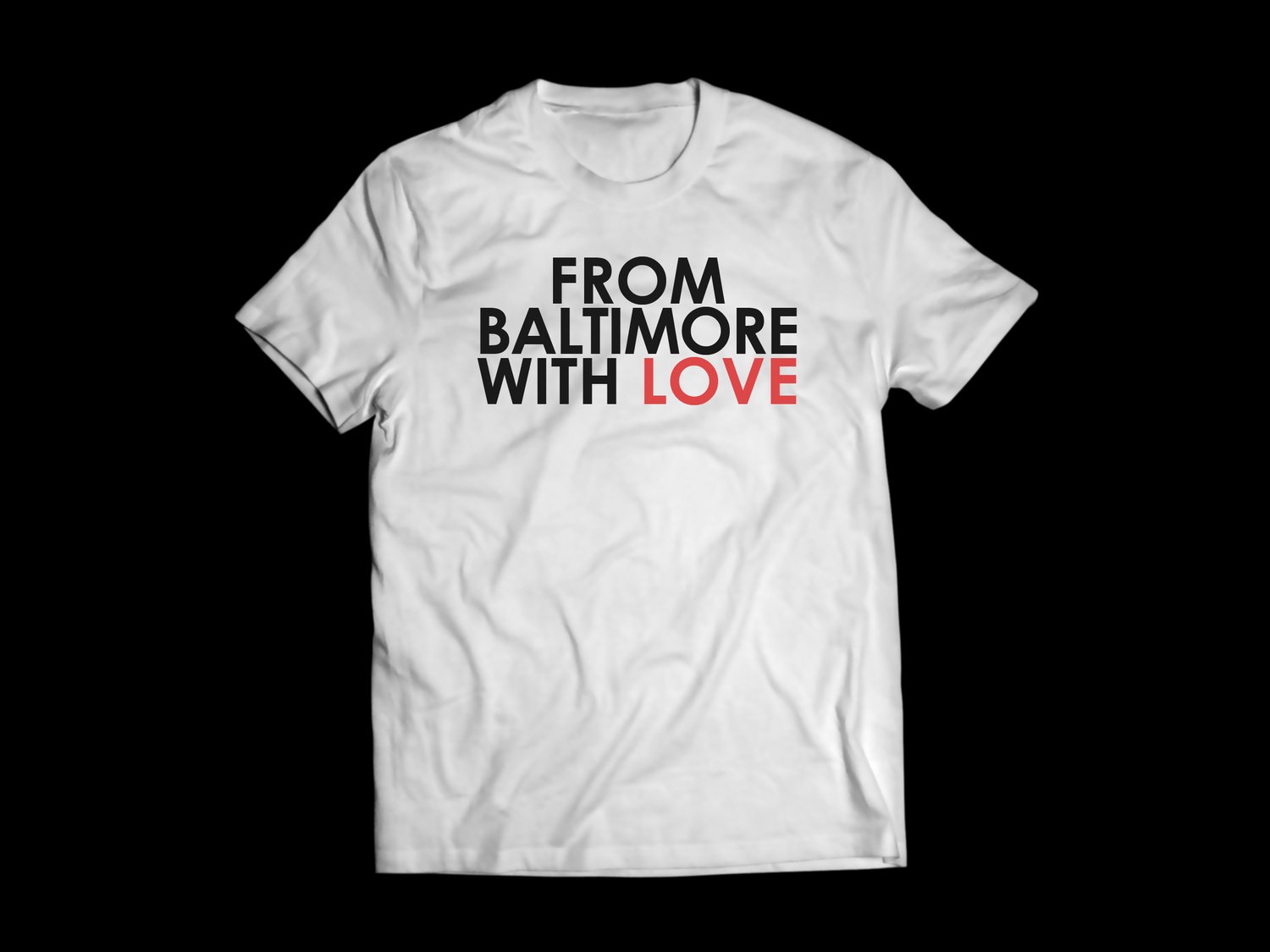 From Baltimore With Love SS T-shirt - RED line – From Baltimore