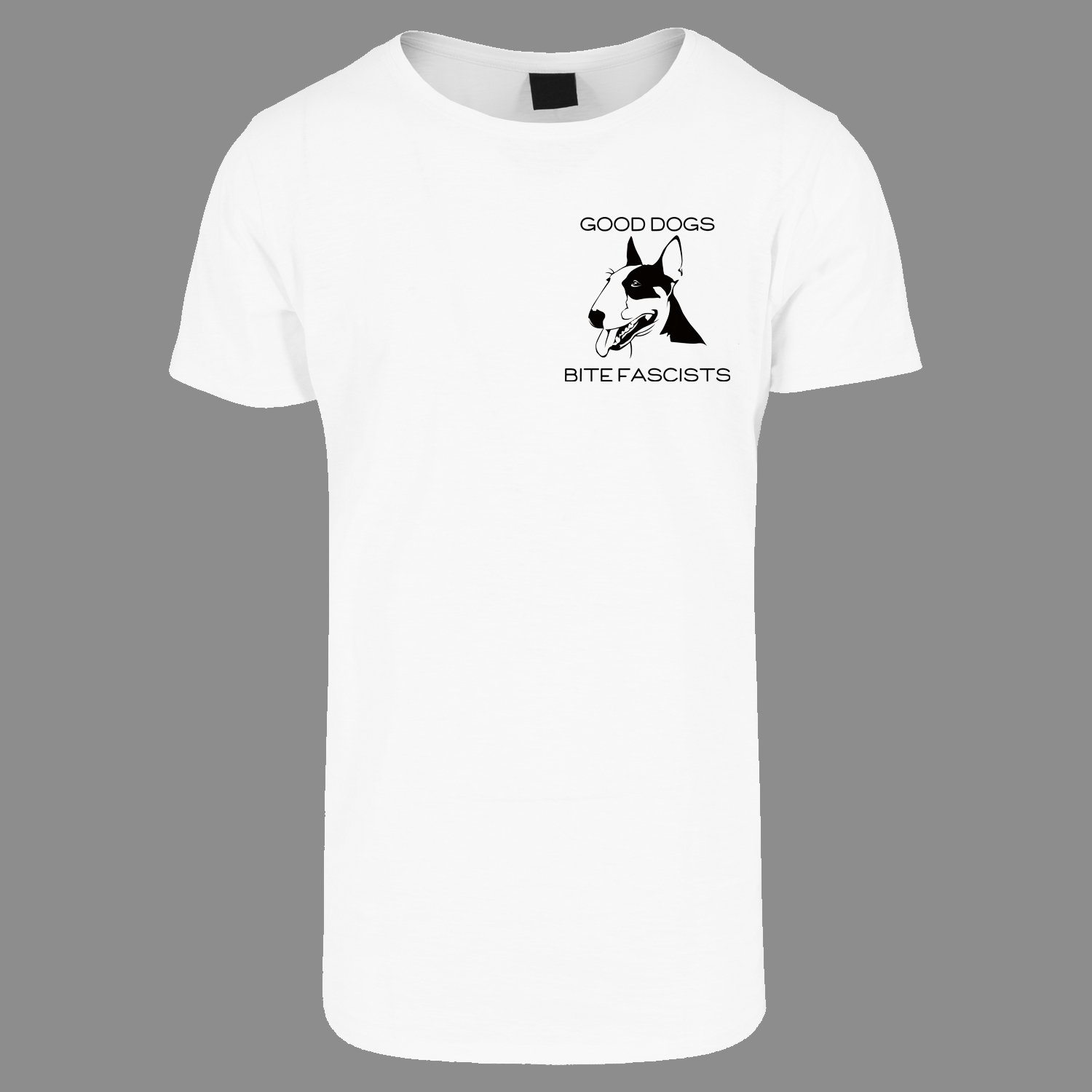 Image of "GOOD DOGS BITE FASCISTS" | Bullterrier | T-Shirt | Antifa | 161 | ACAB | fcknzs | fight fascism