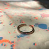 adjustable 14k gold custom ring