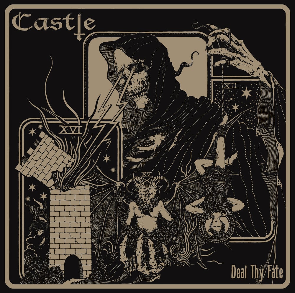 Image of Castle - Deal Thy Fate "Midnight Black" Edition Vinyl