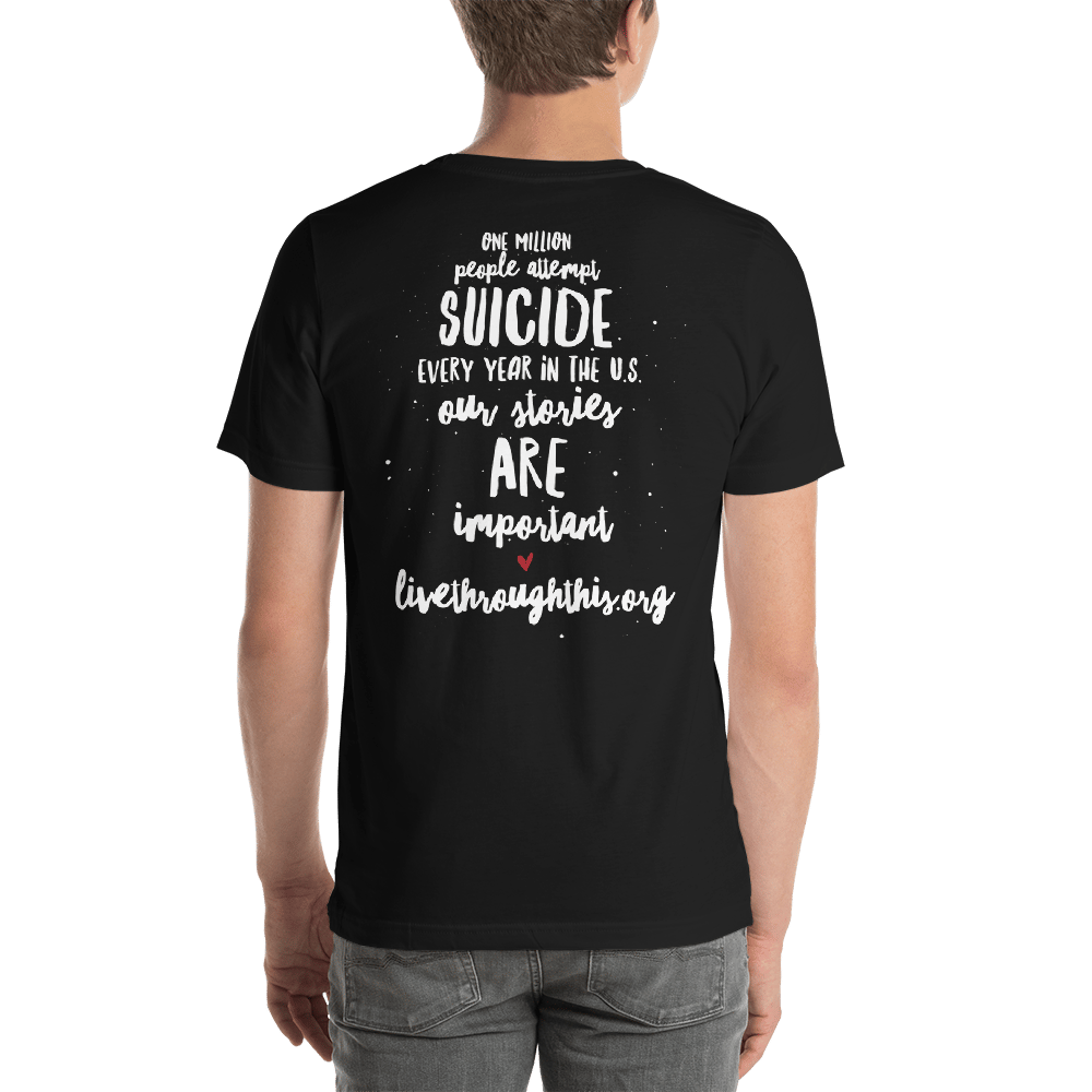 Image of Unisex I Lived Tee - Black