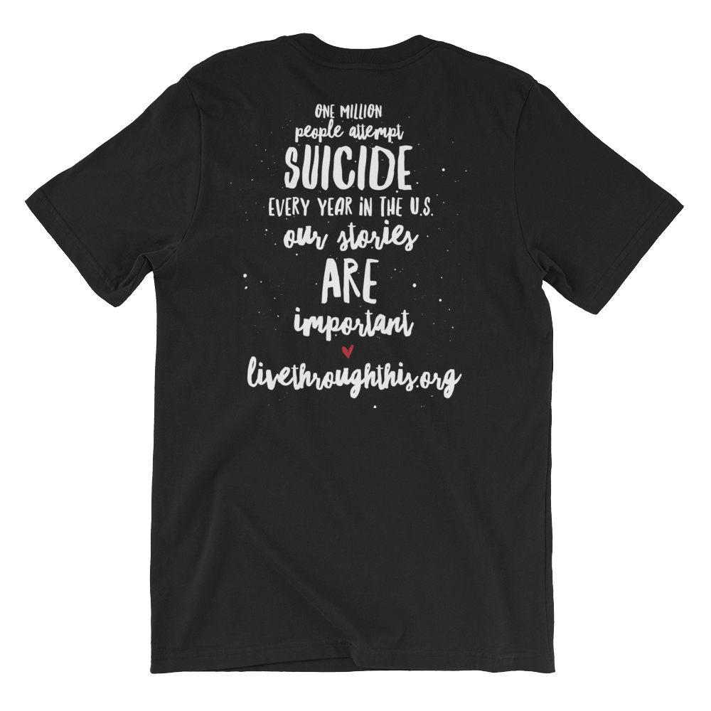 Image of Unisex I Lived Tee - Black