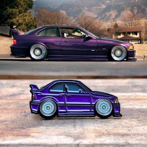 Image of KUWTB X LEEN E36 M3 Limited Edition Pin