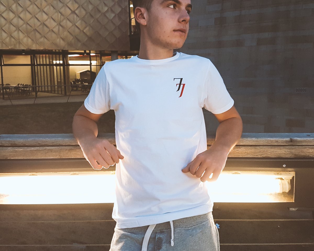 Image of 77 Prototype Slim-Fit White Tee