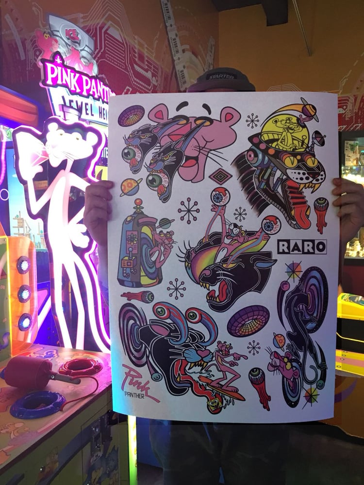 Image of POSTER PINK PANTHER