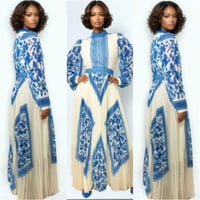 Real pleated dress