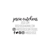 Image 2 of Personalized Shop or Name + Social Media Stamp
