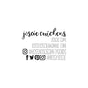 Personalized Shop or Name + Social Media Stamp