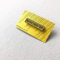 Image 1 of MANCHESTER enamel bar pin badge 