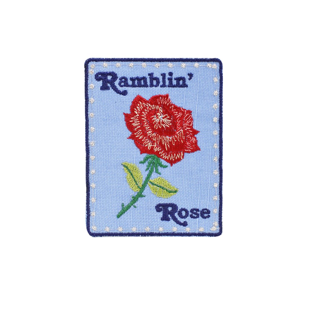 Ramblin’ Rose Handmade Patch! 3x4