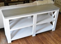 Image 2 of Rustic console sofa table